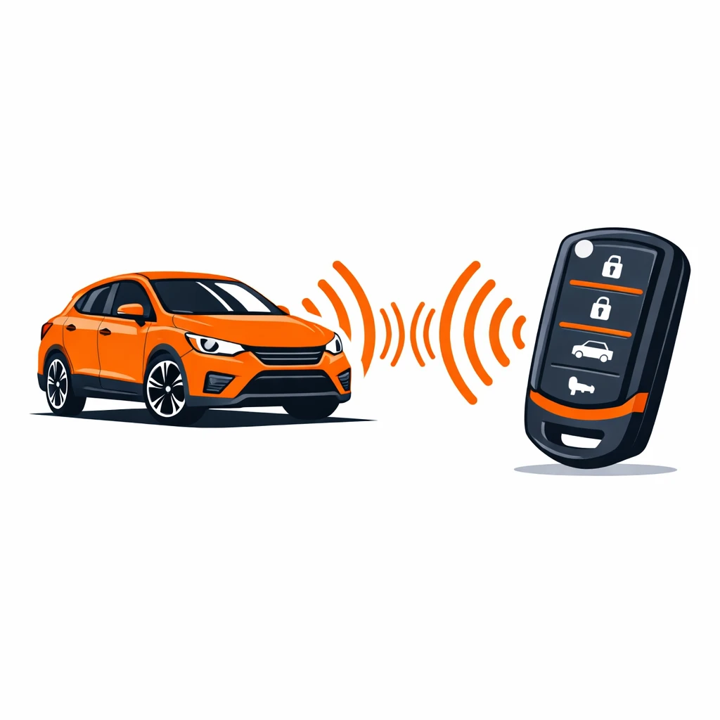 Voiture avec télécommande et signal sans fil